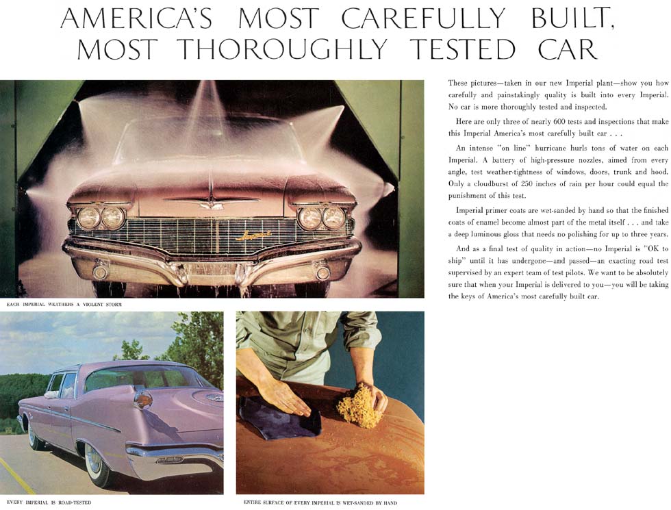 1960 Chrysler Imperial Brochure Page 2